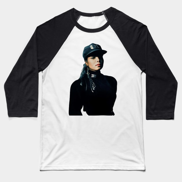 Janet, Rhythm Nation, Black History, Black Music Baseball T-Shirt by UrbanLifeApparel